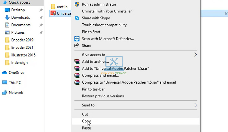 Copy phần mềm kích hoạt bản quyền