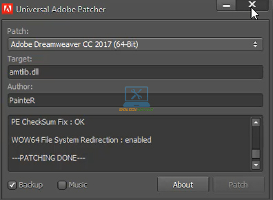 Kích hoạt bản quyền thành công Dreamweaver 2017
