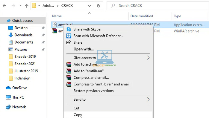 Copy File kích hoạt bản quyền