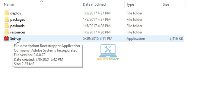 Chạy File cài đặt phần mềm