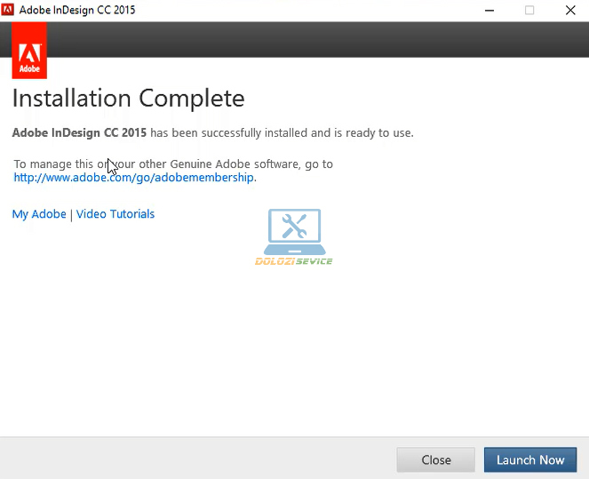 Hoàn tất cài đặt InDesign 2015 Full Crack