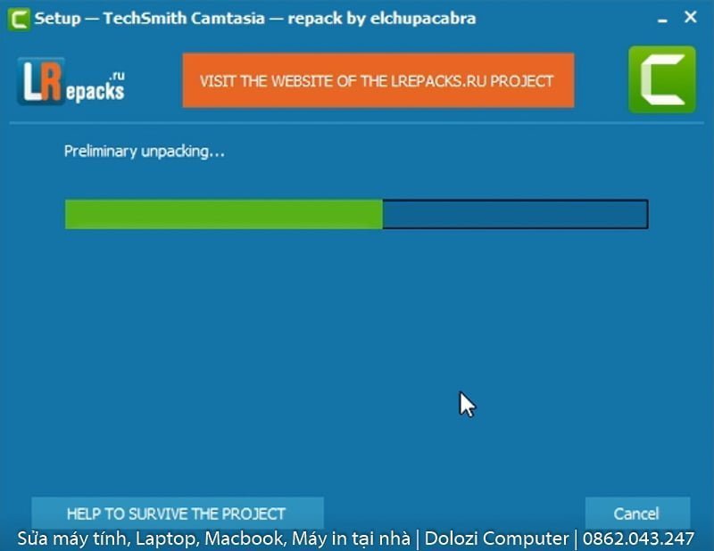 đợi quá trình hoàn tất
