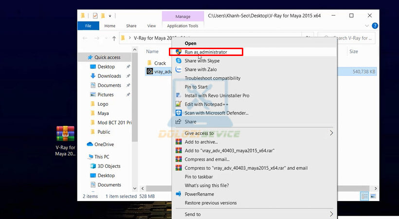 vray-for-maya-2015-2-820x450-1 Khởi chạy phần bằng quyền admin.